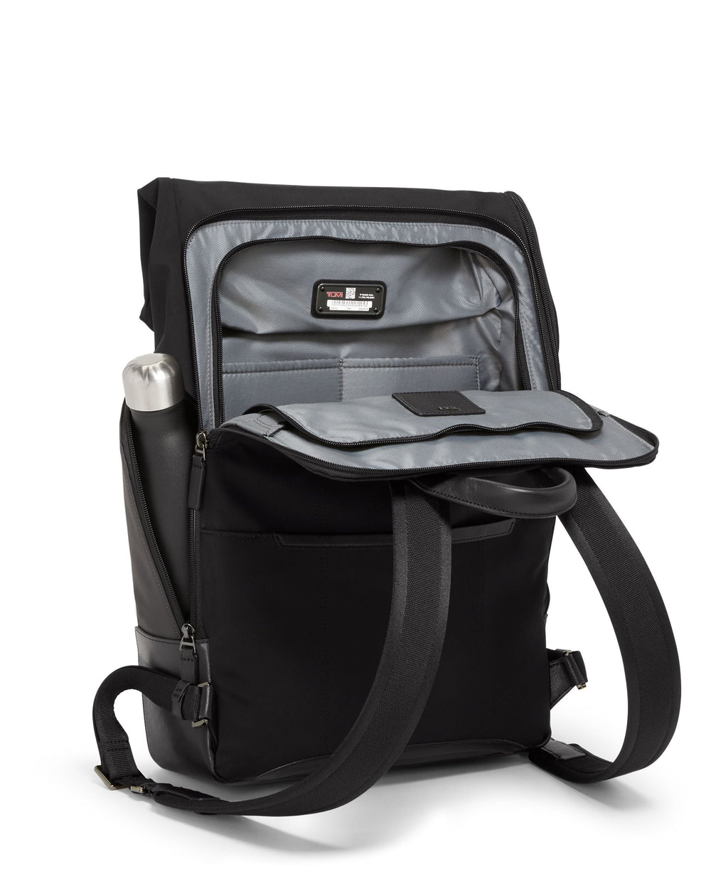 Tumi Harrison Osborn Roll Top Backpack - Black/Black