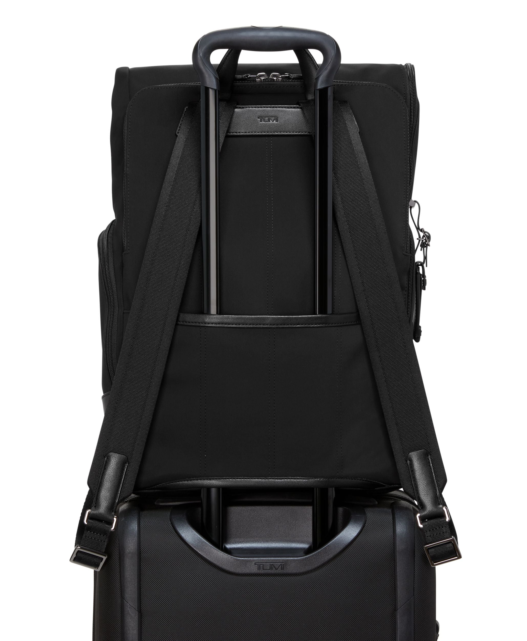 Tumi Harrison Osborn Roll Top Backpack - Black/Black